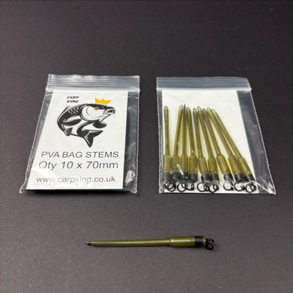 PVA solid bag stems quick change - 2 sizes 70mm / 85mm