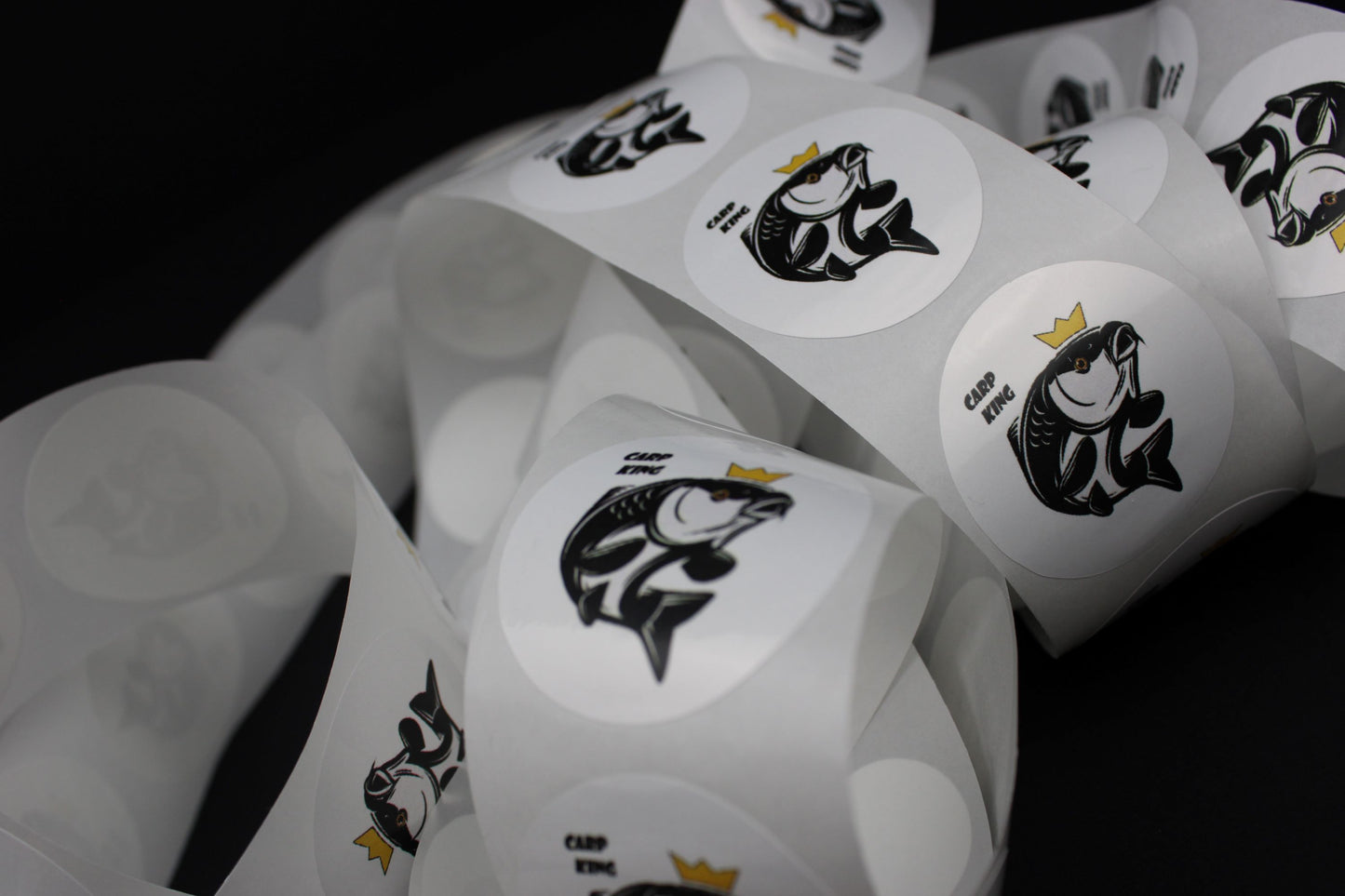 Carp King Bucket stickers