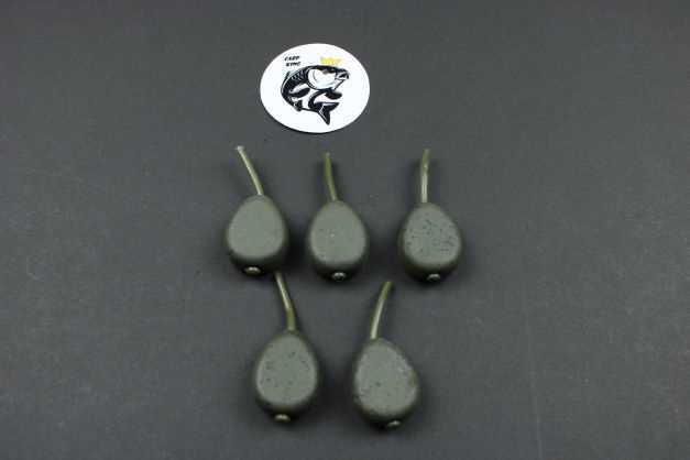 LEAD FISHING WEIGHTS / SINKERS - 4 VARIOUS TYPES ALL WEED GREEN COLOUR