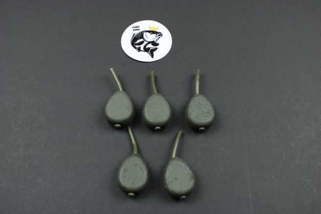 LEAD FISHING WEIGHTS / SINKERS - 4 VARIOUS TYPES ALL WEED GREEN COLOUR 
