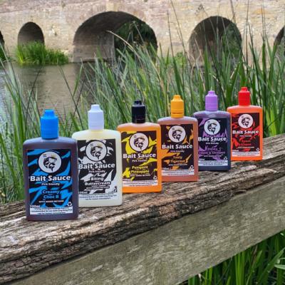 BAIT SAUCE / GOO 100ml bottle 6 Great Flavours CATCH MORE CARP with Added Betaine